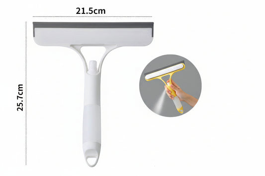 Multi-Function Window Cleaning Tool with Spray Bottle
